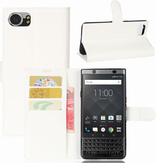 Actual product image MU Classic Litchi Leather Bookcover (KEYone)