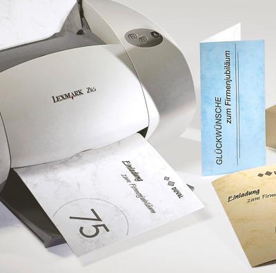 Actual product image Sigel Folding cards marble (185 g/m², 25 x, A5)