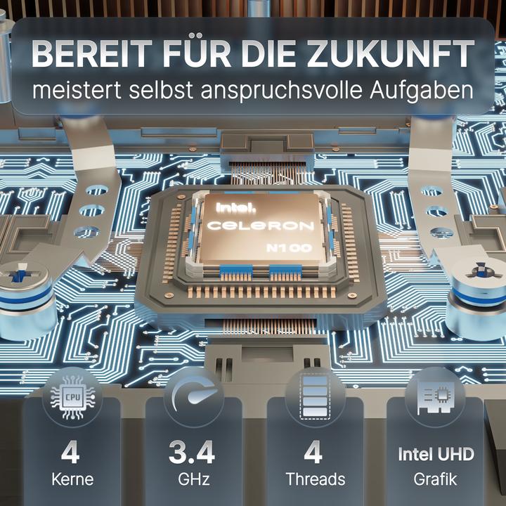 Produktbild Concept International FUTURE NUC CELERON 12. GEN N100 BAREBONE (Intel Celeron N100)