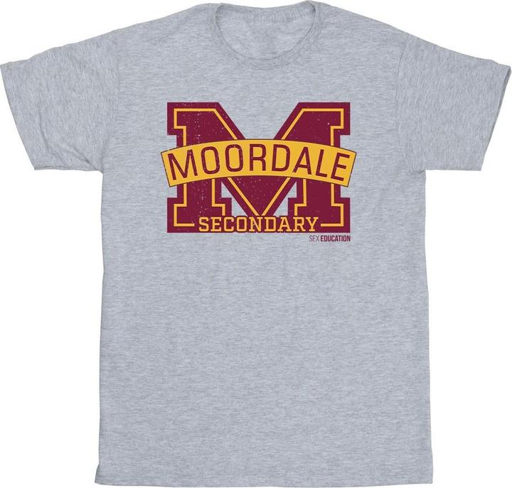 Netflix Sex Education Moordale Cracked M Logo 2 TShirt (XXL)