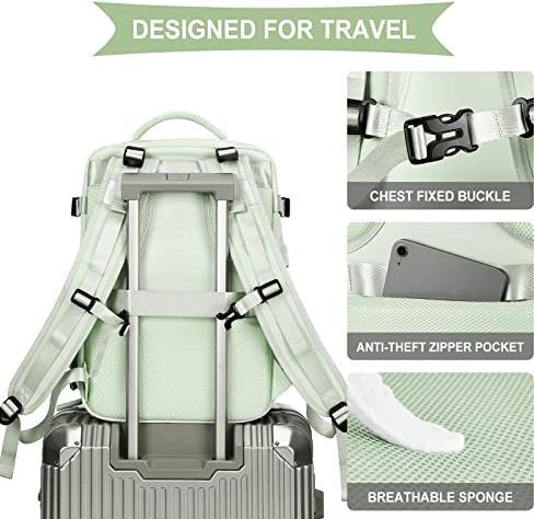 Produktbild Only-Bags.Store Grosser Reiserucksack, Handgepäck Rucksack, Wanderrucksack Wasserdichter Outdoor-Sportrucksack
