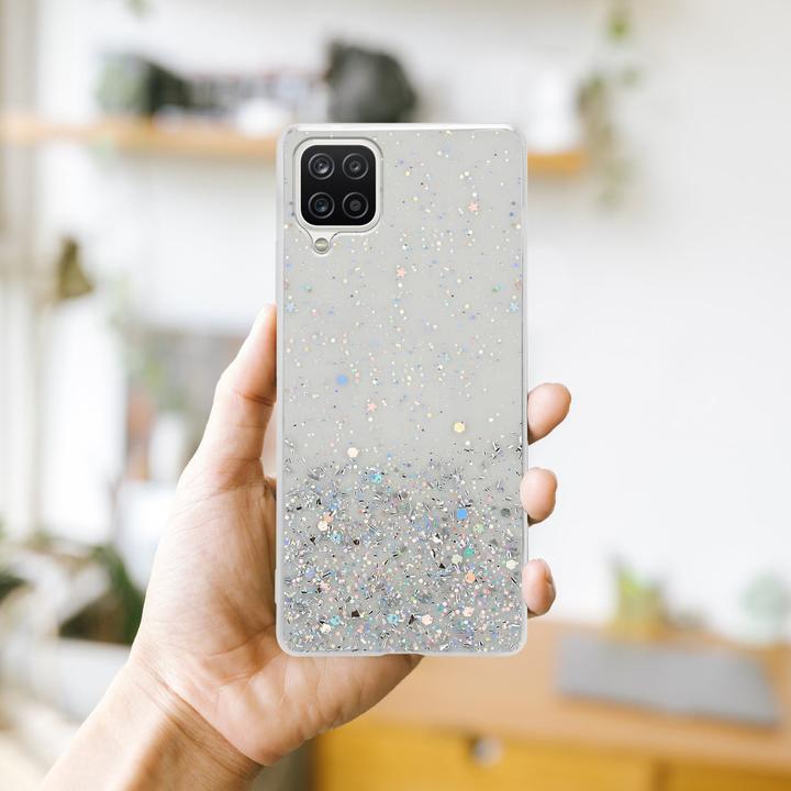 Produktbild Cadorabo TPU Cover funkelnder Glitter (Samsung Galaxy A12, Samsung Galaxy M12)