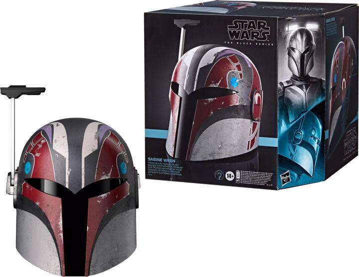 Actual product image Hasbro Star Wars: Ahsoka Black Series Electronic Helmet Sabine Wren