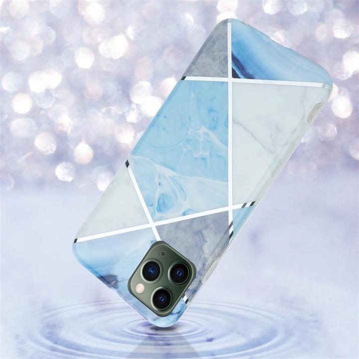 Actual product image Cadorabo IMD TPU Colorful Marble Cover (Apple iPhone 12 mini)