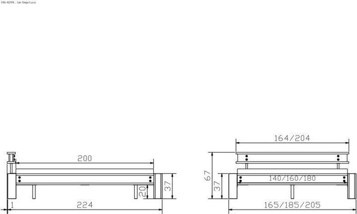 Actual product image Hasena San Luca 20 (140 x 200)