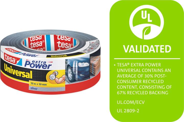 Produktbild tesa EXTRA POWER UNIVERSAL Gewebeband, gewebeverstärktes Ductape (50 mm)