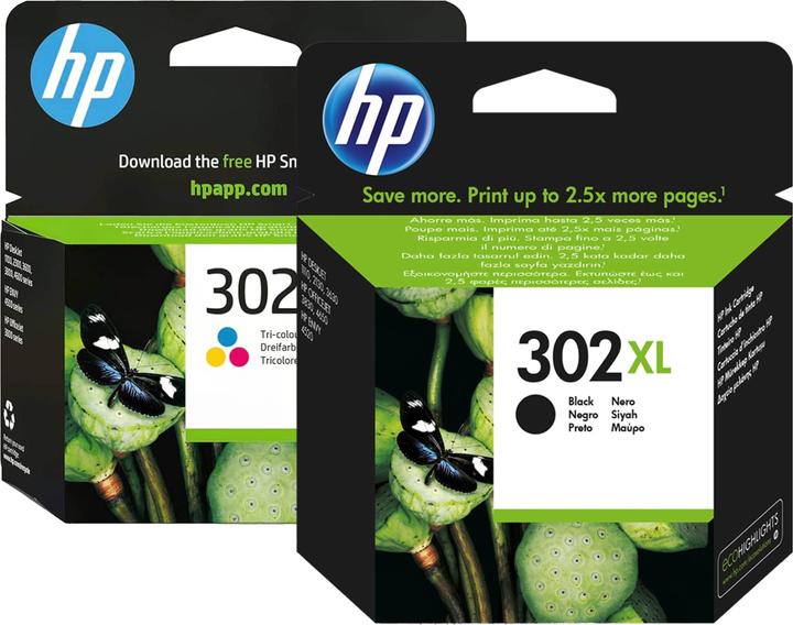 Produktbild HP Original 302XL SET Multipack / Set mit allen vier Farben (M, Y, C, BK)
