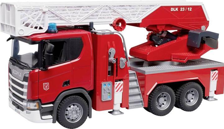 Immagine prodotto Bruder Scania Super 560R vigili del fuoco con scala girevole, pompa dell'acqua, modulo L+S