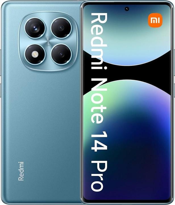Actual product image Xiaomi Redmi Note 14 Pro (256 GB, Ocean Blue, 6.67", Dual SIM, 200 Mpx, 4G)