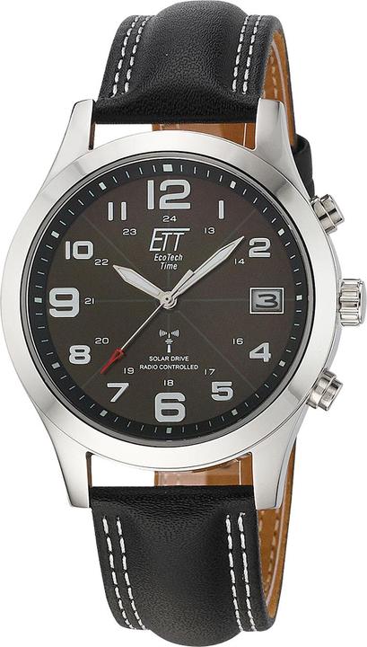 Produktbild ETT EGS-11488-22L Solar Drive Funkuhr Gobi (Analoguhr, Mondphasenuhr, Funkuhr, 41 mm)
