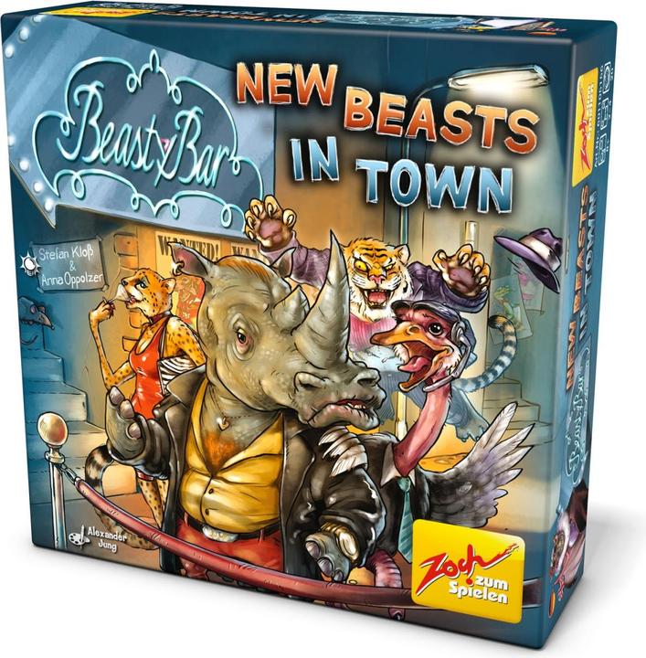 Actual product image Zoch ZOC05156 - Beasty Bar: New Beasts in Town, card game, for 2-4 players, ages 8+ (German, French, Italian, English)