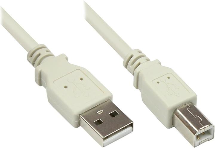 Image du produit Exsys Câble USB USB (M) à USB type B (M) (3 m, USB 2.0)
