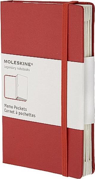 Image du produit Moleskine Memo Pocket rouge (A6, Couverture rigide)