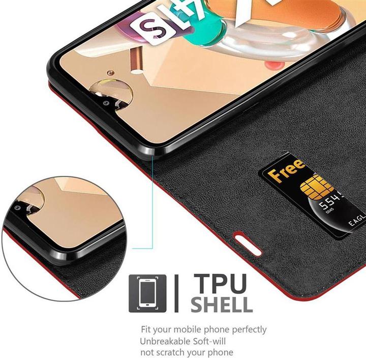 Produktbild Cadorabo Book Invisible Magnet Cover (LG KQ51)