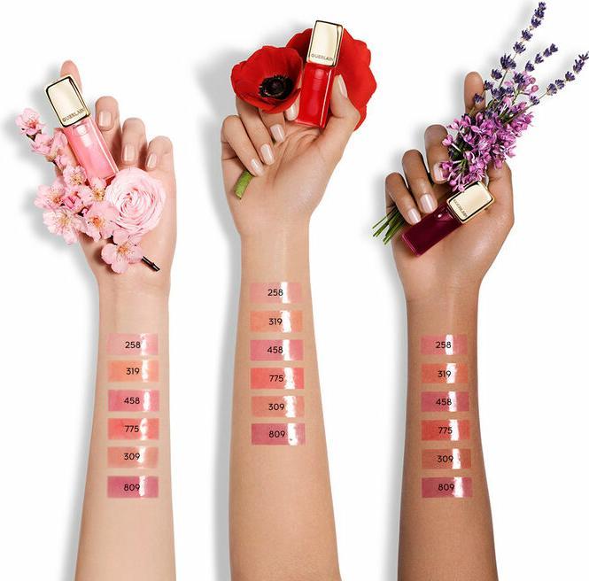 Produktbild Guerlain KissKiss 24 Bee Glow Oil 258 Rose 9.5 ml (809 Lavender Glow)