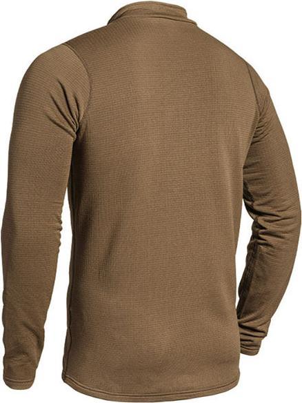Actual product image A10 Equipment Langarm Shirt THERMO PERFORMER SWEAT ZIP -10°C/-20°C, tan (S)