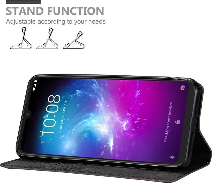 Productafbeelding Cadorabo Boek Onzichtbare Magneethoes (ZTE Blade A7)