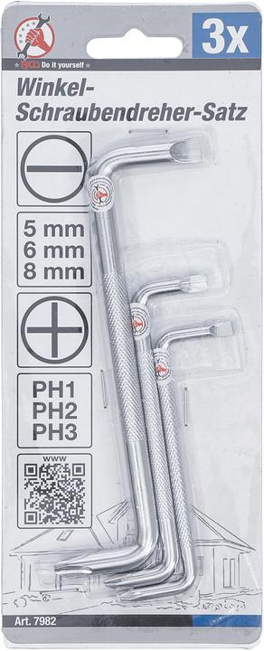 Immagine prodotto BGS Set di cacciaviti offset (Incavo trasversale, Porta)