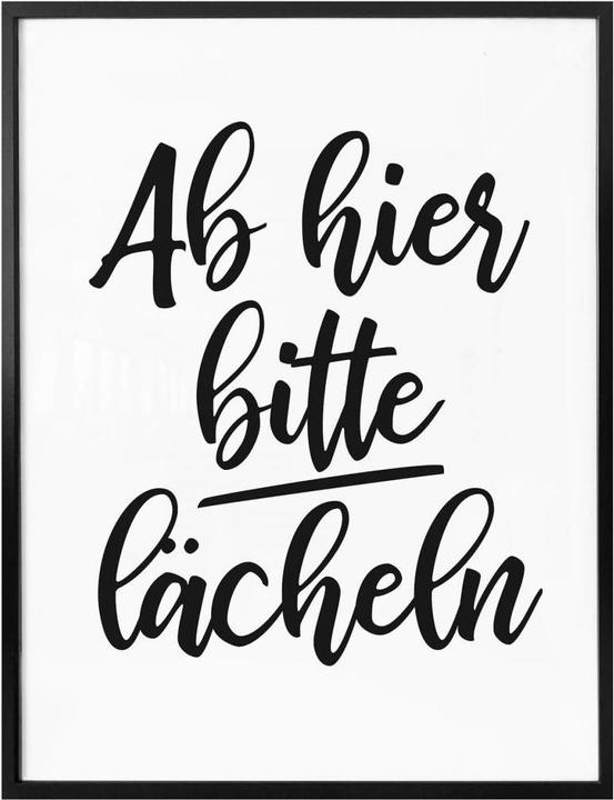 Actual product image Trenddeko Smile from here please (50 x 60 cm)
