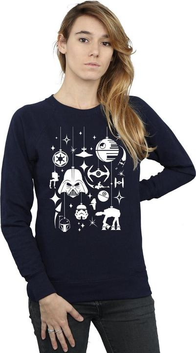 Immagine prodotto Star Wars Christmas Decorations Felpa Donna (M)