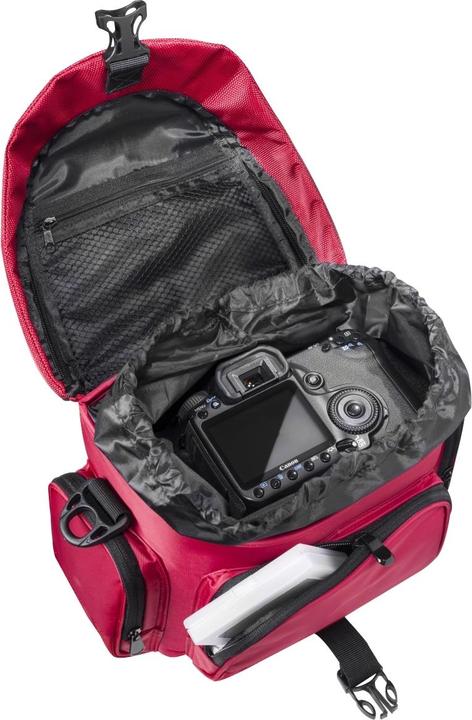 Actual product image mantona premium photo bag red / black (Camera shoulder bag, 1 l)