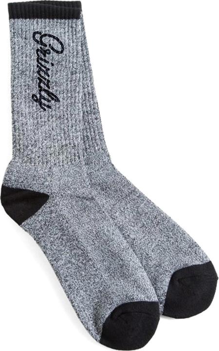Grizzly Script Crew Socks (Einzelpack, One Size)