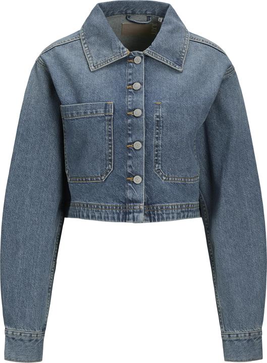 Immagine prodotto JJXX Normal geschnitten Hemdkragen Tief angesetzte Schulter Jeanshemd Jeanshemd (L)