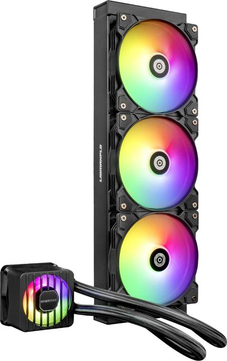 Image du produit Enermax LIQMAXFLO 360mm CPU AIO liquid cooler - Xtreme double chamber pump - VRM water block ARGB