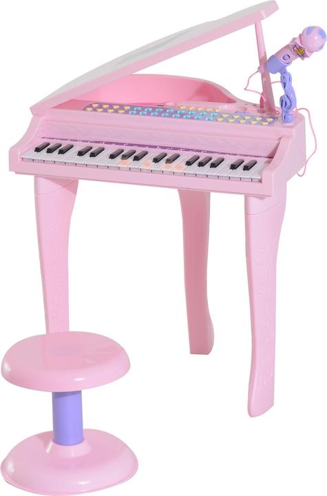 Immagine prodotto Homcom Pianoforte per bambini con sgabello (Inglese)