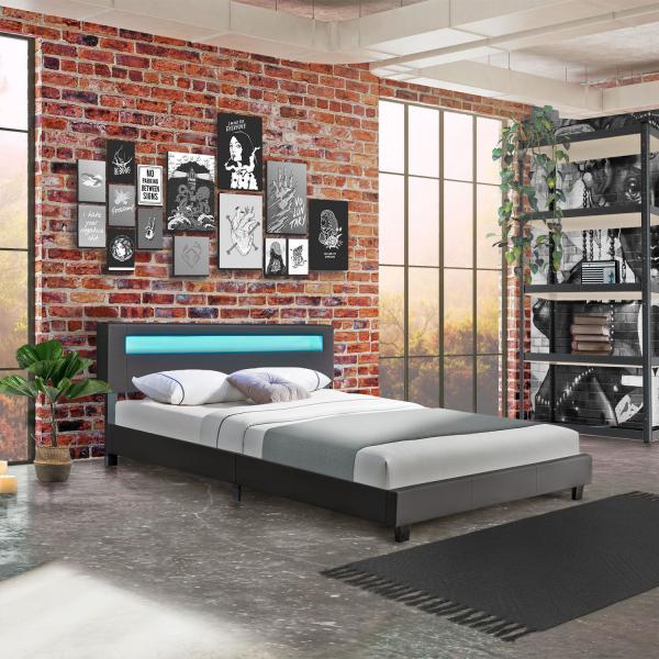 Immagine prodotto Juskys Letto imbottito Parigi (160 x 200 cm)