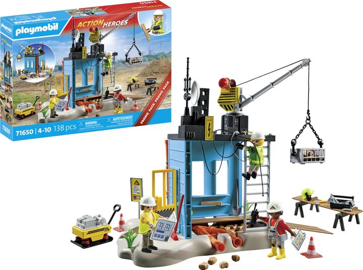 Actual product image Playmobil Building site (71650, Playmobil Action Heroes)