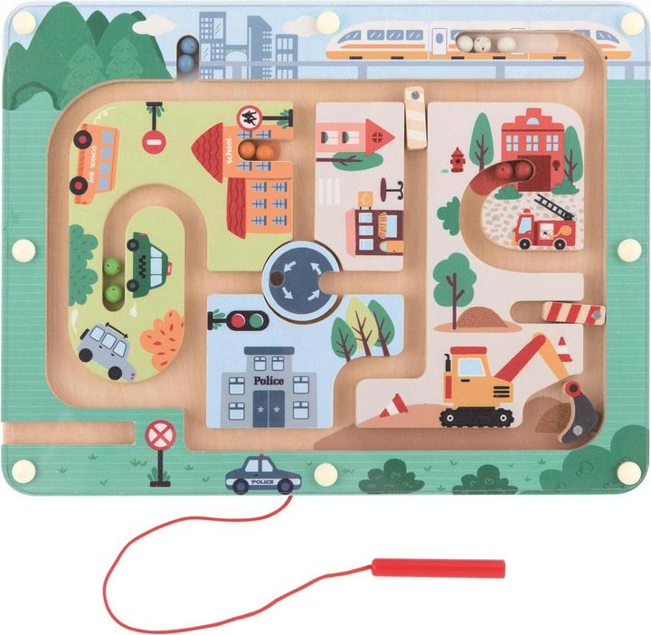 Image du produit Spielba Jeu magnétique Labyrinthe urbain
