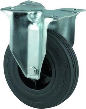 Actual product image kaiserkraft Solid rubber tyres on plastic rim