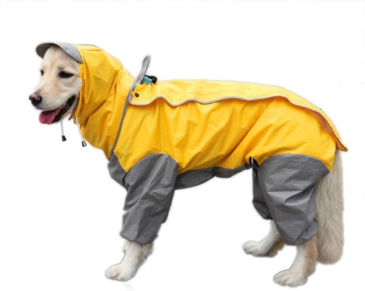 Image du produit feiling Wasserdichter Hunderegenmantel mit abnehmbarer Kapuze (20, Imperméable pour chien)