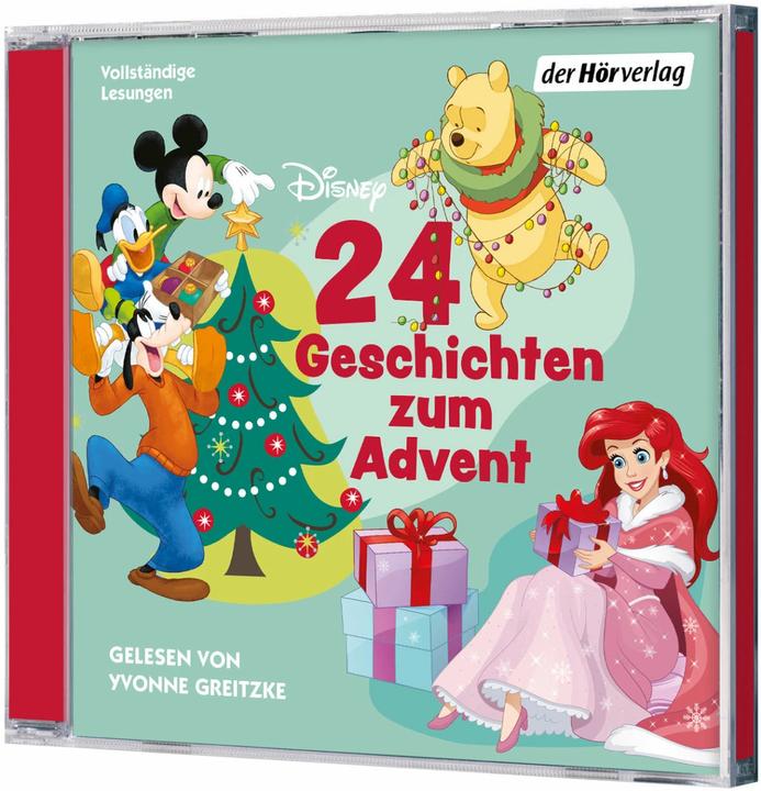 Immagine prodotto 24 Geschichten zum Advent (Disney) (Yvonne Greitzke, Maria Zettner, Constanze Steindamm, Ann-Christin Andresen, Katrin Bergmann-Bennett, Tedesco)