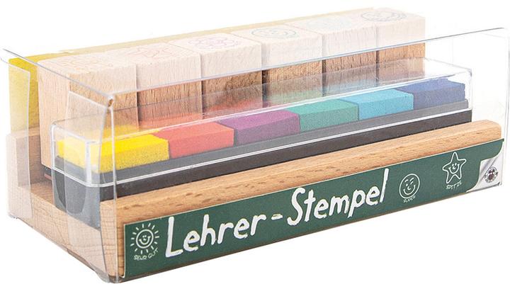 Actual product image Trendhaus Teacher stamp set wood