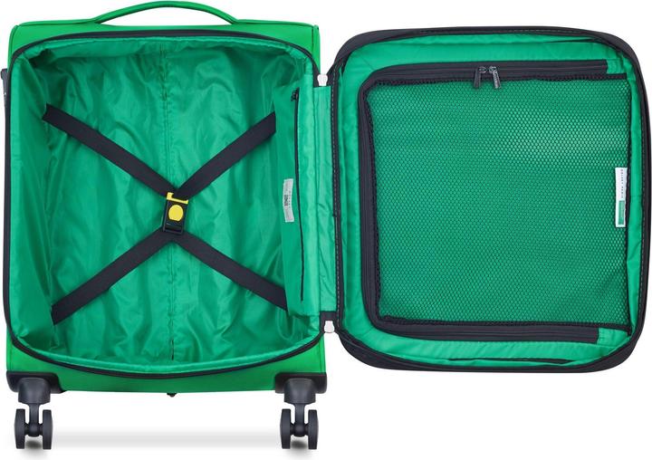 Actual product image Delsey ParisxUnited Colors of Benetton Colour Block 4-wheel cabin trolley S 55 cm with stretch fold (43 l, Hand luggage (up to 50 litres))