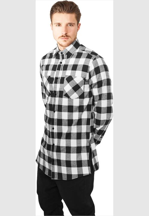 Produktbild Urban Classics Side-Zip Long Checked Flanell Shirt (S)
