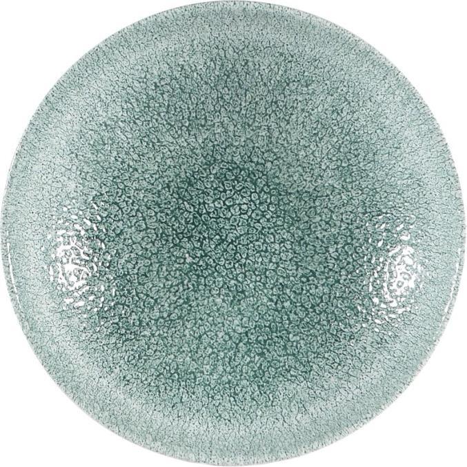 Actual product image Churchill Raku plate deep coupe 24.8cm, jade green (24.80 cm)