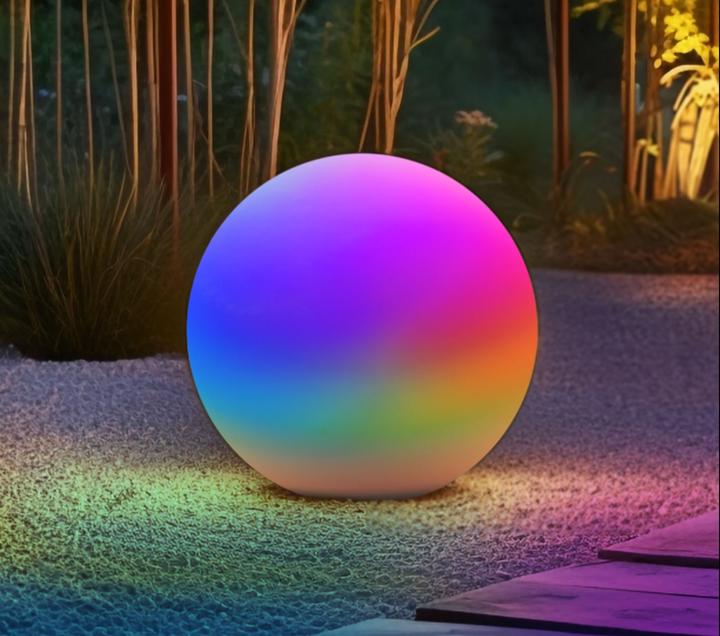 Image du produit Century Lampe solaire à LED BOLLA 0,9W RGB Dimm. IP44 grand (7 lm, IP44)
