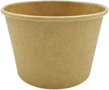 Produktbild Axfood Papbaeger Soup-To-Go 25 cl 8 oz Ø96x60 mm Brun,50 stk/ps - (50 stk.)
