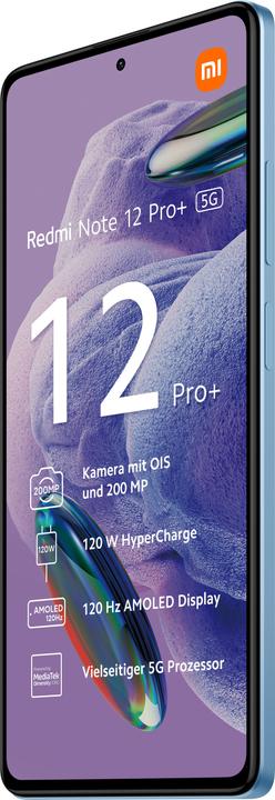 Image du produit Xiaomi Redmi Note 12 Pro+ (256 Go, Bleu ciel, 6.67", Double SIM, 200 Mpx, 5G)