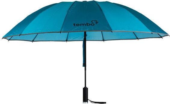 Produktbild Tembo Tembrella LED Sturmregenschirm aus rPET 105cm Petrol