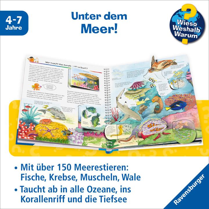 Actual product image Ravensburger Wir entdecken Meerestiere (German, Andrea Erne, 2015)