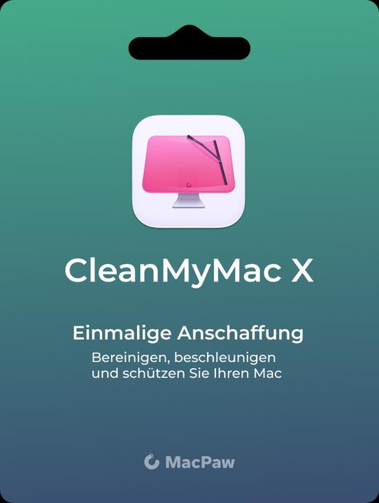 Produktbild MacPaw CleanMyMac X One-Time Purchase (1 User, 1 Geräte/User, unbegrenzt)