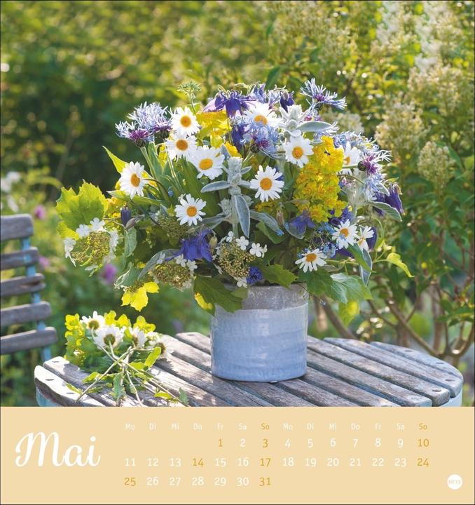 Productafbeelding Herzliche Blumengrüsse Postkartenkalender 2026 (Hardcover, Duits)