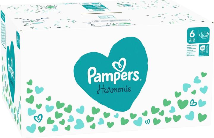 Actual product image Pampers Harmonie (Size 6, Monthly box, 144 Piece)