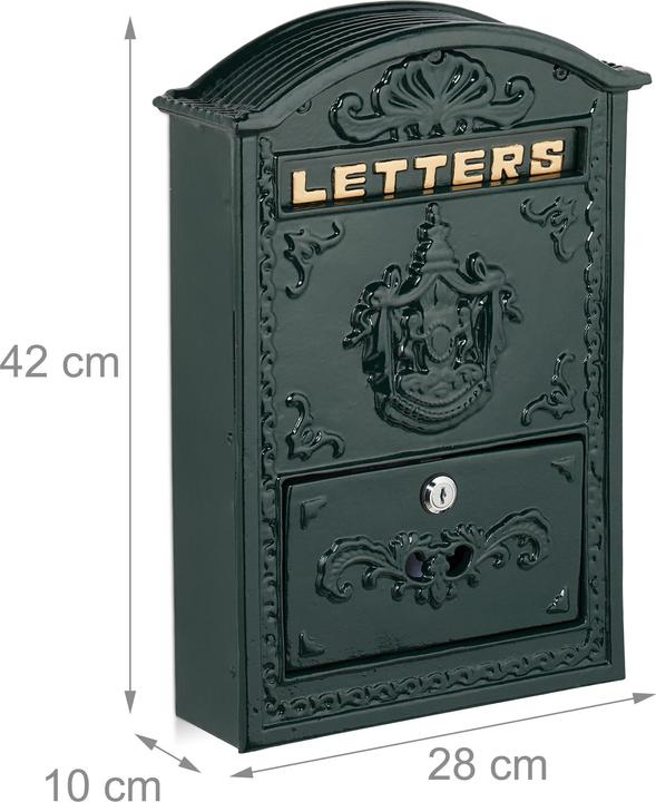 Actual product image Relaxdays Letterbox Vintage