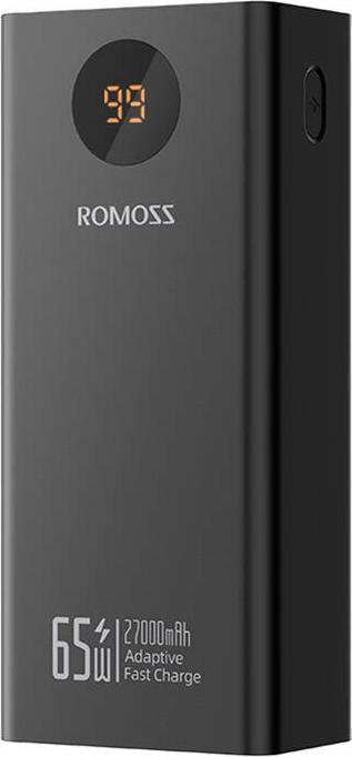 Immagine prodotto Romoss Powerbank PEA27S Pro 27000mAh 65W (black) (27000 mAh, 65 W, 99.90 Wh)