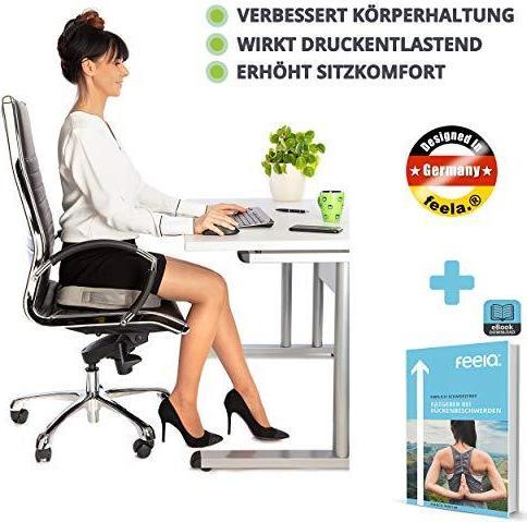 Actual product image Feela Orthopedic seat cushion (45 x 36 x 7 cm)